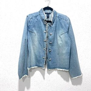 Boston Proper Light Blue Denim Jacket